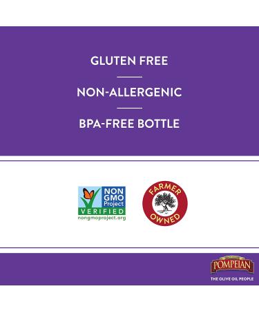 Pompeian Gourmet Balsamic Vinegar 16 Fl Oz - Gluten-Free for Dressings, Sauces, Seafood & Meat Dishes - Buy Online on GoSupps.com
