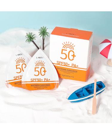 2g*15PCS Travel Size Sunscreen SPF50+ PA+ Mini Sunscreen for Face & Body Waterproof Non-Greasy Perfect for Outdoor Beach Daily Use Summer Party & Thank You Gifts 1.06 Ounce (Pack of 1) - Buy Online on GoSupps.com