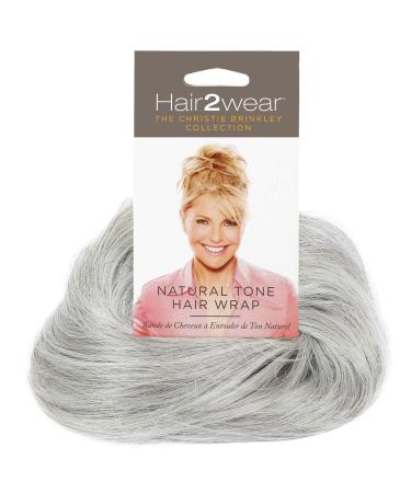 Hair2wear Natural Hair Wrap Light Grey Light Grey HT56/60 Light Gray