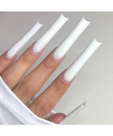 3XL Dual Nail Forms - Square Curved Molds for Polygel Acrylic & Dip Powder Extensions | International Shipping Available - Buy Online on GoSupps.com