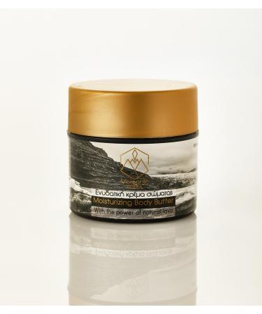 Moisturizing body cream with volcanic lava extract