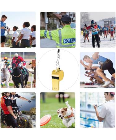 Lumcov Pipe & Trill Whistle - Loud Metal Whistle with Removable Buckle for Coaches & Referees | International Shipping Available - Buy Online on GoSupps.com