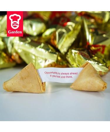 Vmart Garden Chinese Fortune Cookies - Individually Wrapped Bulk Biscuits (20 Pcs) - Buy Online on GoSupps.com