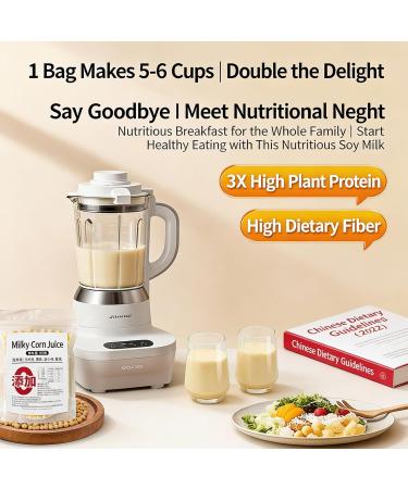 M lange De Lait De Soja 80g X 5 Sachets M lange De Grains Entiers Pr -mesur s For M langeur Petit D jeuner Instantan Sans OGM Riche En Nutriments Et Lisse(#2) - Buy Online on GoSupps.com