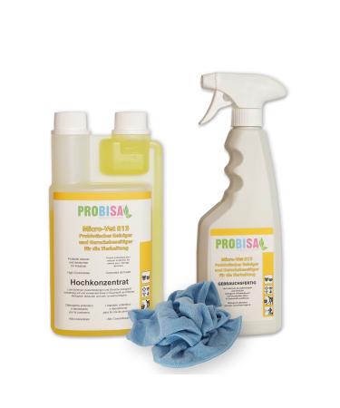 Odor neutralizers against smells of cat urine dog rodent and pets (concentrate gives 25 liters of ready-to-use organic cleaning agents)