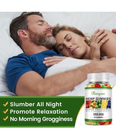 Buy Hemp Gummies for Sleep Pain & Anxiety - Organic Vegan Gummy Edibles - 2 Packs Made in USA - Buy Online on GoSupps.com