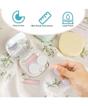 12Pcs Soft Contact Lens Remover Tool Set - Applicator & Plunger for Hard/Soft Scleral Lenses - Includes Plastic Bottle (Pink Yellow Green) - International Shipping Available - Buy Online on GoSupps.com