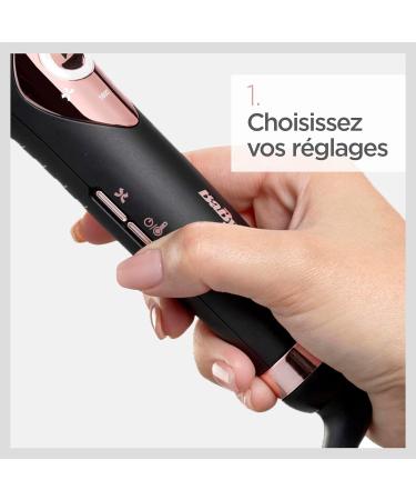 BaByliss - C1031E - Automatic Curl Secret Lite Curler Guaranteed Ultra-Fast Curl Effortlessly 5 Temperatures up to 210 fo - Buy Online on GoSupps.com