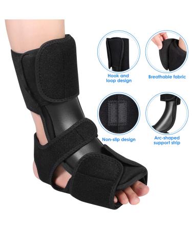 Healifty Plantar Fasciitis Night Splint | Adjustable Foot Support Brace for Right & Left Foot | Unisex Ankle Stabilizer - Buy Online on GoSupps.com