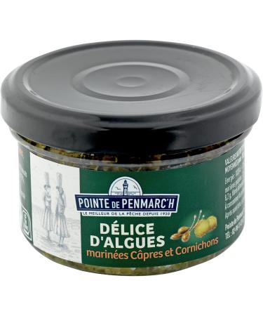 Marinated seaweed delight with capers and pickles Pointe de Penmarc'h set of 2 verrines of 90 g - Delivery in 2 to 3 working days from Brittany - Buy Online on GoSupps.com
