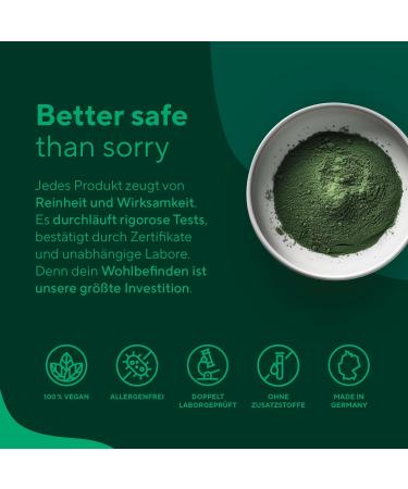 Bio Spirulina Tablets - 600 High-Dose 100% Pure Organic Algae - Vegan & Lab Tested - True Nature  - Buy Online on GoSupps.com