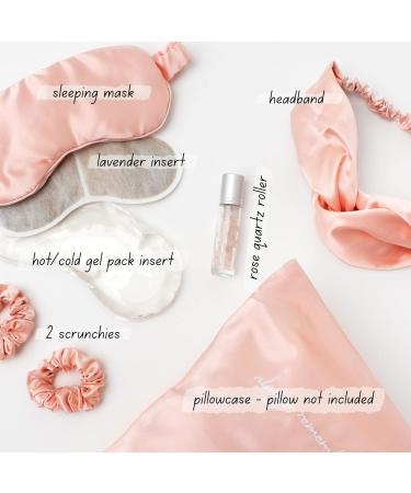 Teen Girl Accessories: Satin Pillowcase, Lavender Sleep Mask, Rose Quartz Despenser - Perfect Gifts for Preteen/Tween Girls - Buy Online on GoSupps.com
