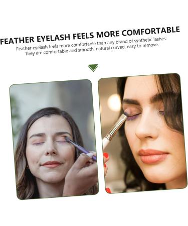 POPETPOP 5 Pairs Colored False Eyelashes Natural Eyelashes Cosmetiquera Faux Eyelashes Curly Eyelashes Makeup Eyelashes Eyelash Clusters Luxury Decorate Girl Artificial Fiber - Buy Online on GoSupps.com