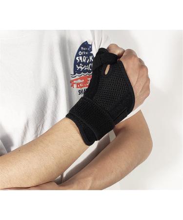 Buy Carpal Tunnel Wrist Brace - Sports Finger & Thumb Protection for Fitness | Black 1 Pack - Buy Online on GoSupps.com