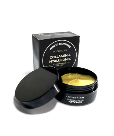 24k Gold Under Eye Patches - 60 Pcs Anti-Aging Eye Mask with Collagen & Hyaluronic Acid for Dark Circles Puffiness & Wrinkles - Refresh Your Skin - Buy Online on GoSupps.com