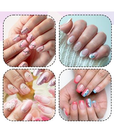 5 Pcs Dual Tipped Silicone Nail Tools - Acrylic Handle Nail Art Brushes for Home & Salon - Buy Online on GoSupps.com
