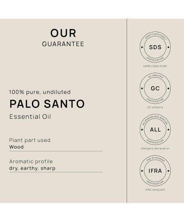 VINEVIDA Palo Santo Essential Oil 4 oz - Undiluted Skin-Safe Perfect for DIY Candles & Soap Making - Premium Bulk Essential Oil - Buy Online on GoSupps.com