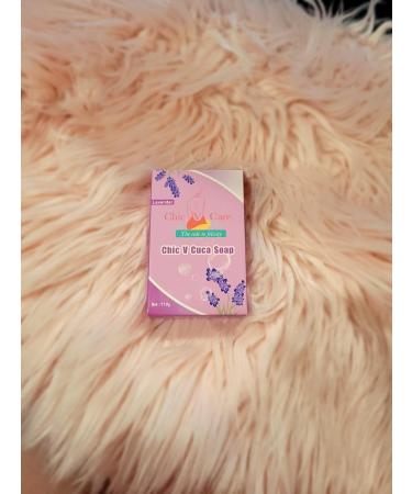 Chic V Cuca Soap (Lavender) - pH Balanced Organic Vaginal Soap for Feminine Care and Odor Elimination - Buy Online on GoSupps.com