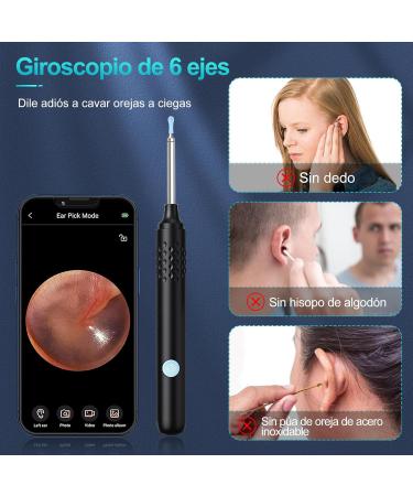 Buy 8MP HD Ear Wax Removal Otoscope - Waterproof WiFi Ear Endoscope for iPhone & Android - Buy Online on GoSupps.com