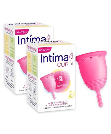 Intima Cup Menstrual Cup Size 1 Normal 2 Pieces