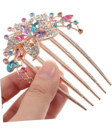 Ipetboom Rhinestone Hair Accessories Hairpin Flower Hair Comb Decorative Hair Combs Women Hair Comb Women Rhinestone Hair Comb Wedding Hair Comb Women Hair Accessories Bride Hair Comb - Buy Online on GoSupps.com
