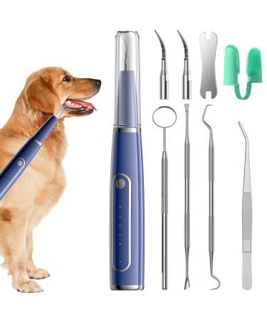 Sunlary tartar remover ultrasound 5 cleaning modes tartar remover dog tooth cleaning tooth cleaner combats tartar set bad breath & gum infections for humans/dogs/cats