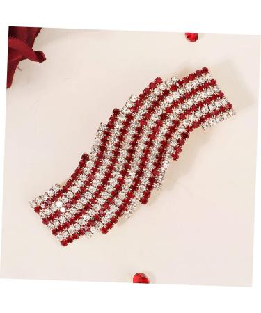 Beaupretty Hair rhinestone hairpin Bride hair clips Rhinestone hair clips Hair barrettes for women Red accesorios para mujer hair clips for thick hair decorate Miss middle East Clips - Buy Online on GoSupps.com