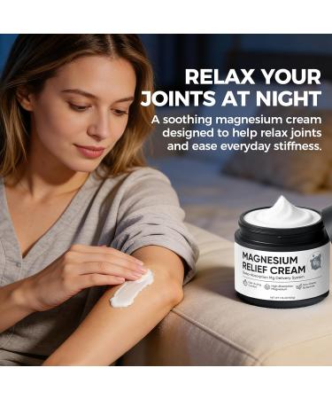 Nichalous Magnesium Joint Relief Cream Deep Absorption Formula for Muscle & Joint Comfort Fast-Acting Non-Greasy Body Lotion for Neck Back & Legs 1.76oz (1) - Buy Online on GoSupps.com