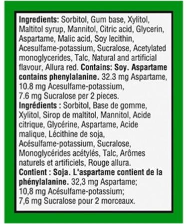 Trident Sugarfree Watermelon Gum Slab 3-Pack (42 Pieces) Watermelon 1 count (Pack of 3) - Buy Online on GoSupps.com