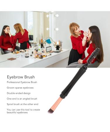 Double Ended Eyebrow Brush | Multi-Functional Mini Makeup Tools | Professional Angled Brush & Spoolie for Beginners | International Shipping - Buy Online on GoSupps.com