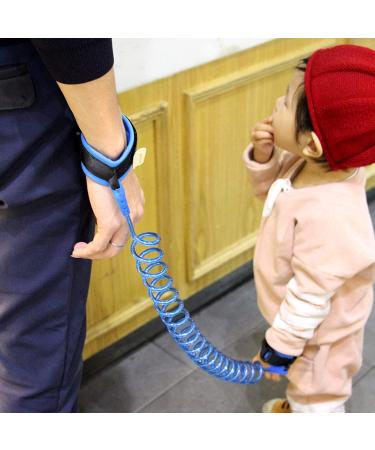 Anti Lost Toddler Leash | Child Safety Wrist Link | Kids Boys Wristband (2M Blue) - Buy Online on GoSupps.com