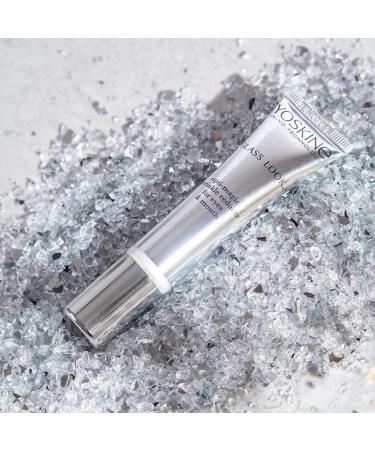 Yoskine Glass Look Eye Cream Against Wrinkles and Dark Circles - Effective Eye Cream - Intensive Lip Care and Eye Care - Anti-Ageing Moisturising Cream - Day and Night 15 ml - Buy Online on GoSupps.com