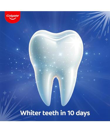  Colgate Colgate Advanced White Toothpaste 6 x 75 ml | Whiter Teeth in 10 Days | Clinically Proven Whitening | Whitening Toothpaste with Micro-Cleaning Crystals | Mint Toothpaste - Buy Online on GoSupps.com