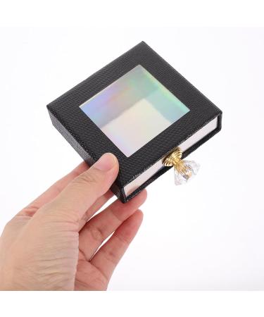 Toyvian Bo te Cils Tiroir Carr e Noire Fen tre Ouverte Coffret de Rangement Compact pour Faux Cils tui en Papier Pratique pour Usage Personnel et Professionnel Support Portable pour - Buy Online on GoSupps.com