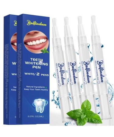Teeth Whitening Pen(4 Pens)  Teeth Whitening Gel for Teeth Bright White  No Sensitivity  Fast Results Removes Years of Stains  Tooth Whitening Kit for Oral Care