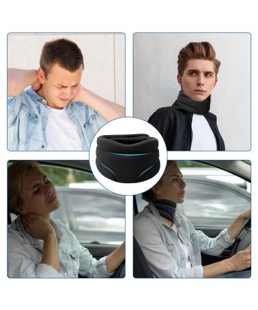 FEXPDL Cervicorrect Neck Brace Soft Foam Neck Brace Universal Cervical Collar Adjustable Neck Cervical Neck Brace for Snoring(black - Buy Online on GoSupps.com