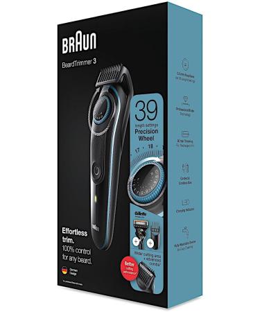 Braun BT3340 Beard Trimmer with Precision Dial 2 Accessories and Gillette ProGlide Razor - Buy Online on GoSupps.com
