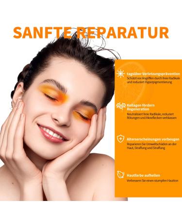 Vitamin C Serum with Hyaluronic Acid & VC | 30ml Anti-Aging Dermaroller | Radiant Even Complexion for All Skin Types - Buy Online on GoSupps.com