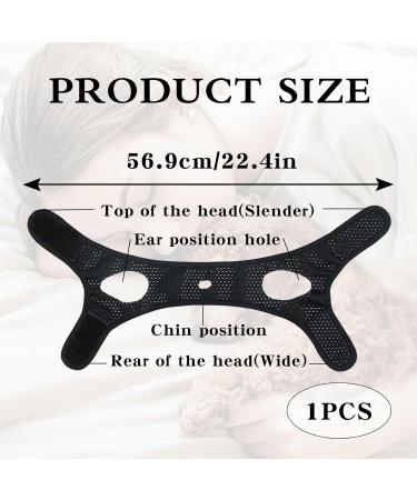 Adjustable Anti-Snoring Chin Strap for Men and Women - Stop Snoring with Breathable Mouth Guard - Buy Online on GoSupps.com