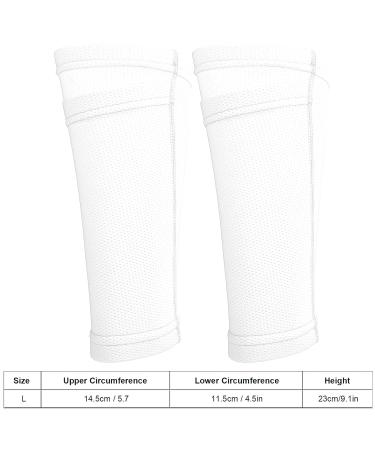 LANTRO JS Adult Soccer Leg Guard Socks for Enhanced Performance and Support - Ideal for Football Calf Sleeves and Shin Guards - Size L - Buy Online on GoSupps.com