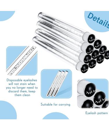 86-Piece Eyelash Aftercare Set with Bags, Brushes, Wands, Cards - Black - Buy Online on GoSupps.com