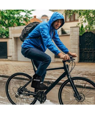 YIFMOO Waterproof Shoe Covers for Cyclists | Reflective Overshoes with Adjustable Velcro | Size 44-46 Rain Protection - Buy Online on GoSupps.com