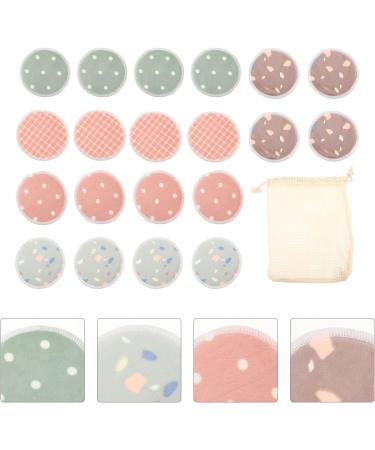 Reusable Makeup Remover Cotton Pads Set - Eco-Friendly Cleaning Pads with Bracket - Natural Round Fabric for Gentle Eye Makeup Removal - Buy Online on GoSupps.com