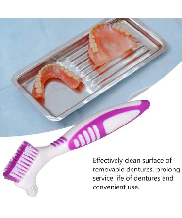Premium Denture Brush Set | Double-Sided Cleaning Tool for Denture Care - Portable & Multi-Layered - Buy Online on GoSupps.com