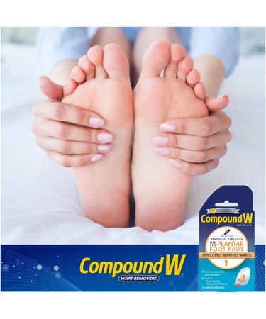 Compound W Maximum Strength Plantar Wart Remover Foot Pads - 2 Pack (40 Count) - Buy Online on GoSupps.com