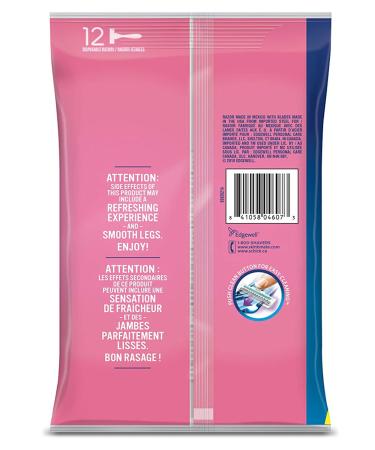 Schick Slim Twin Women's Disposable Razors - 12ct - Buy Online on GoSupps.com