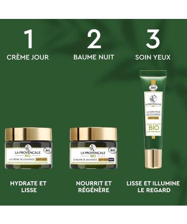 La Proven ale Anti-Ageing Ritual 3 Products Organic Olive Oil AOP Provence For All Types of Skins Even Sensitive - Buy Online on GoSupps.com