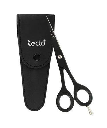 Tecto Hair Cutting Scissors 6.6 inches - Professional Stainless Steel Barber Scissors, Extra Sharp Hair Cutting Shears, Premium hair scissors For Men, Women, Kids & Adults with Free Leather Case 6.6 Inch (Pack of 1)