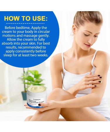 CCKULOOB Magnesium Cream Magnesium Oil Cream for Sleeping Magnesium Sleep Butter - Relieves Joint and Muscle Pain Magnesium Ointmen - Buy Online on GoSupps.com