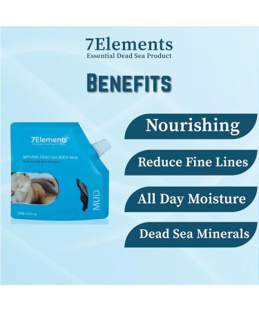 Shop Dead Sea Mud Mask for Body - Spa Quality Acne & Blackhead Remedy - All Natural Anti-Aging Skincare - 8.8fl oz Cleansing Clay Mask - Buy Online on GoSupps.com
